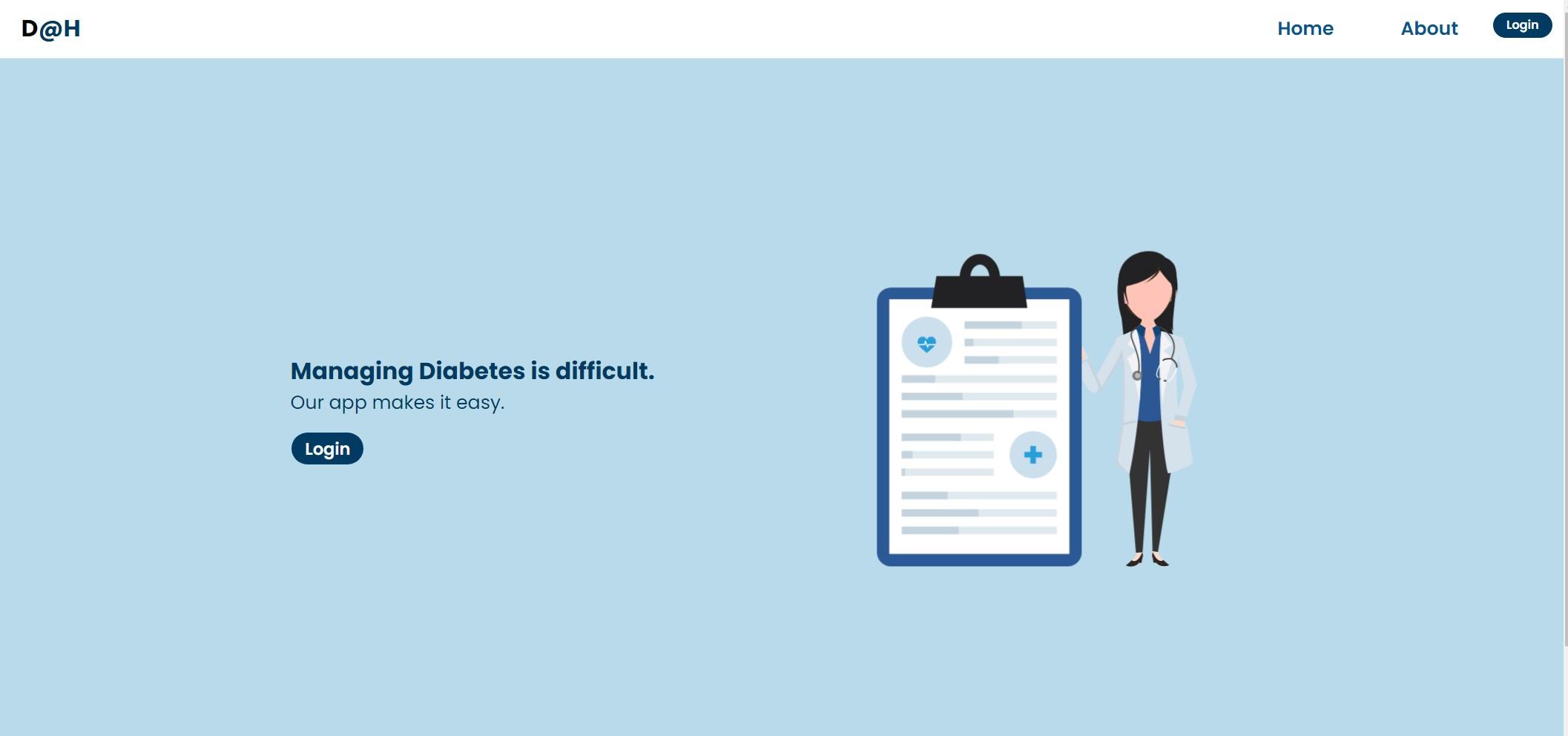 Diabetes Management App screenshot