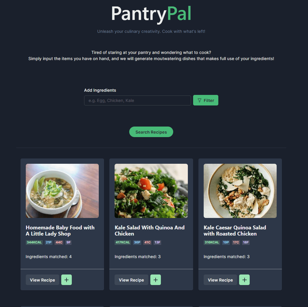 PantryPal screenshot 1